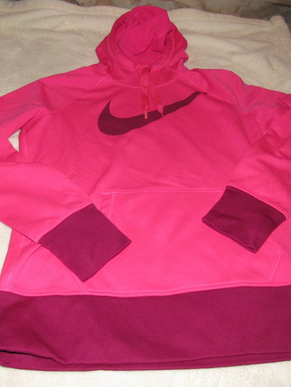 Nike Pink Therma Fit Pink Hoodie  Size Medium